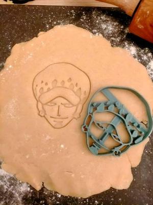 One piece LAW cookie cutter