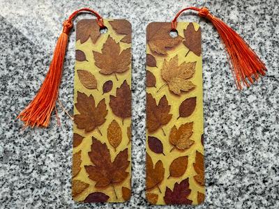 Autumn Leaves Bookmarks (HueForge)