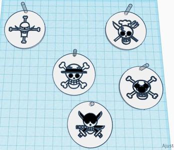 Key ring kit one piece