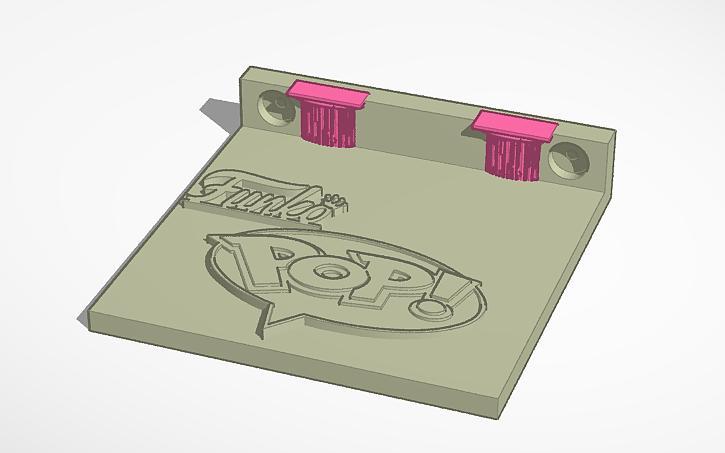 Funko Pop Presspin Shelf with Funko Pop Logo