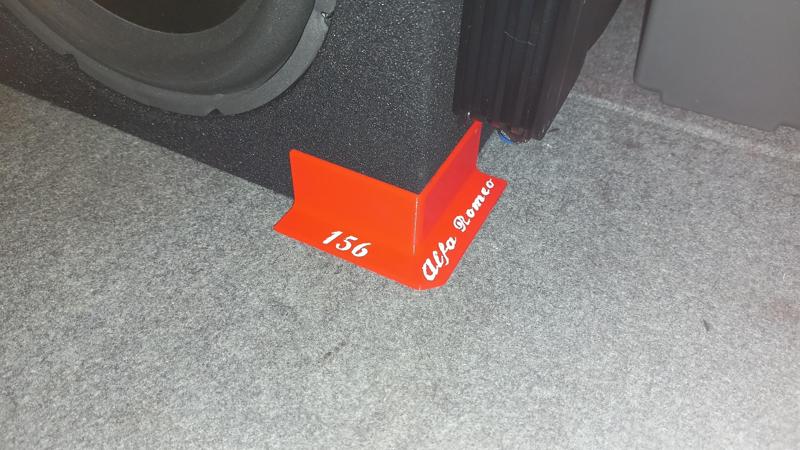 Alfa Romeo 156 and 159 car trunk