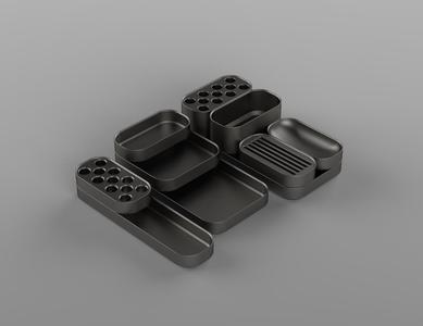 Stackable Desk Setup Organizer