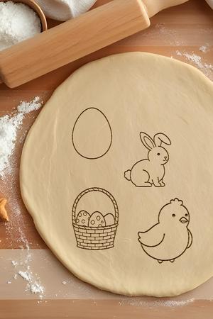 Easter Set Cookie Cutter, Biscuit Cutter