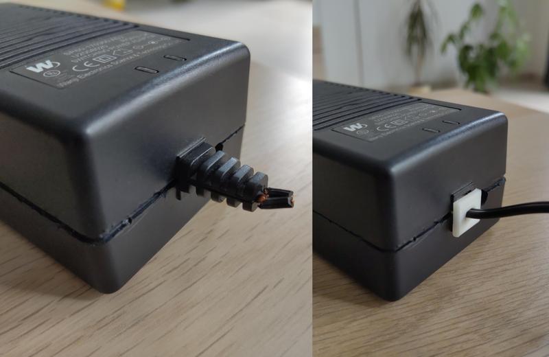 ESU ECoS / Marklin CS1R power supply broken cable replacement