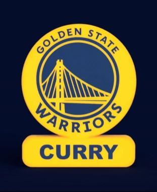 Golden State Warriors Sign - LED Strip Compatible
