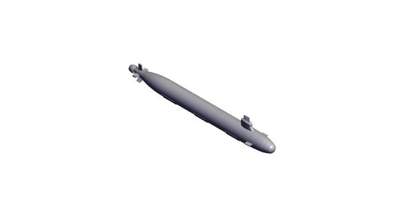 1/2400 Scale USS Jimmy Carter Submarine SSN-23.stl