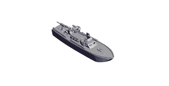 1/350 Scale Elco 80 ft PT Boat.stl