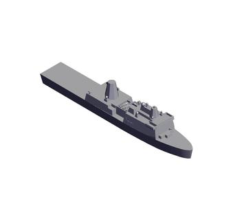 1/700 Scale USS San Antonio LPD-17.stl