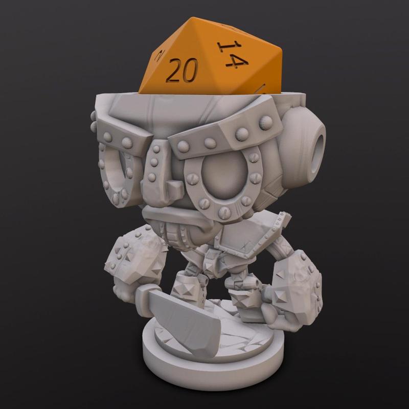 Iron Golem Dice Head
