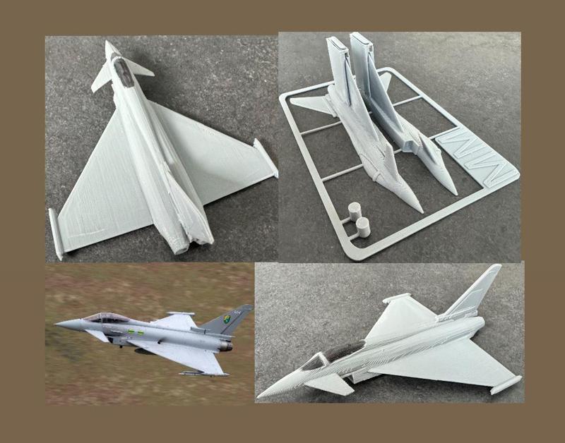 Eurofighter Typhoon kit card
