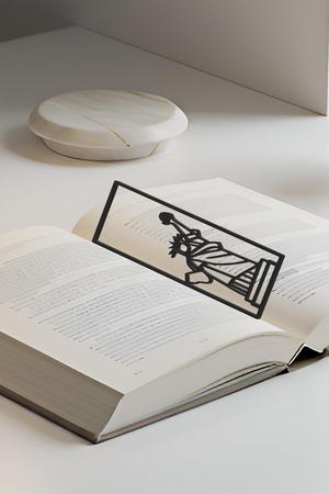 Statue Of Liberty Bookmark, Creativity Bookmark, Gift Idea