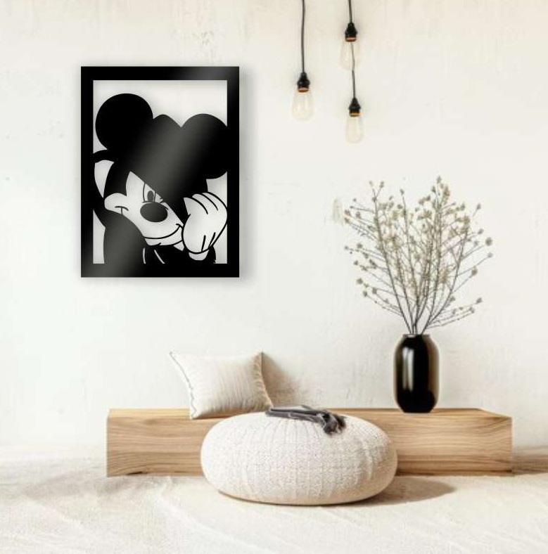 Mickey with a hood Wall Art