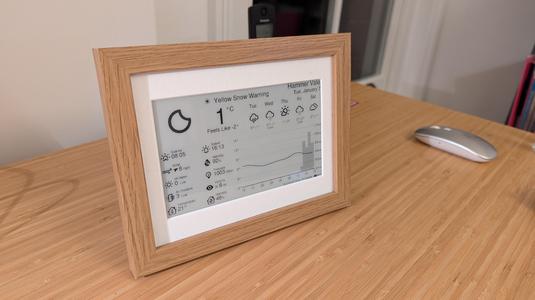 Weather Station E-Ink Frame