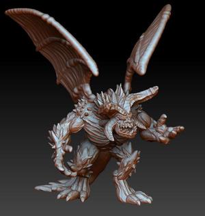 Winged greater demon