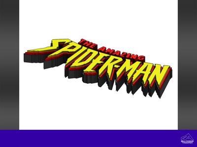 The Amazing Spiderman 3D logo