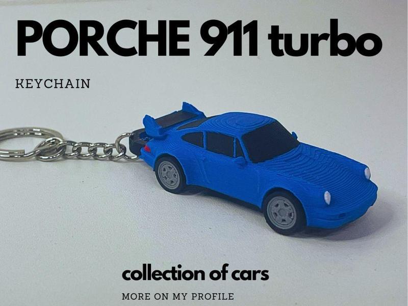 RWB Porsche 911 (964) Turbo keychain