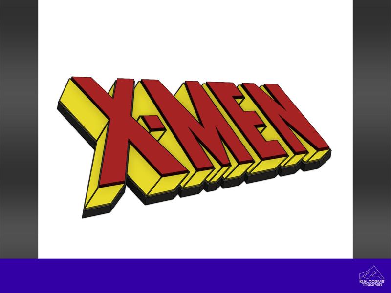 X-MEN 3D logo