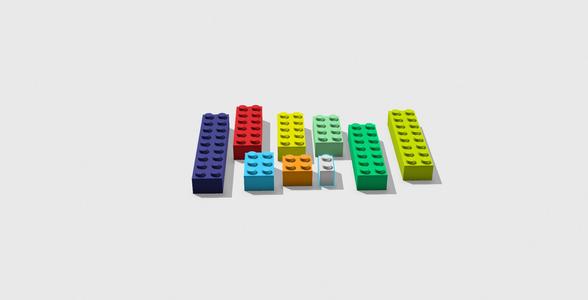 Lego Brick Collection 2x1 : 2x9