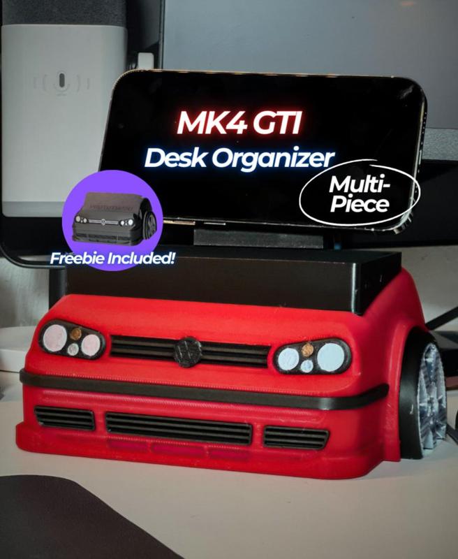 MK4 GTI Inspired Desk Organizer - Magsafe Compatible