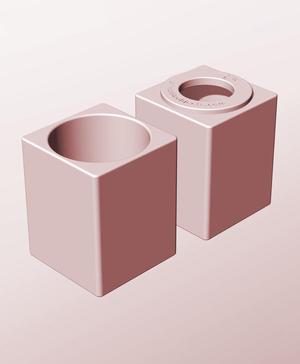 CS68-95-P Modular Stacking pierced container for home decor