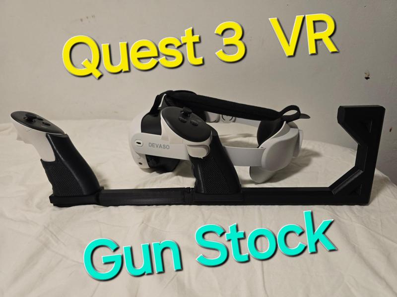 Quest 3 VR Gun Stock