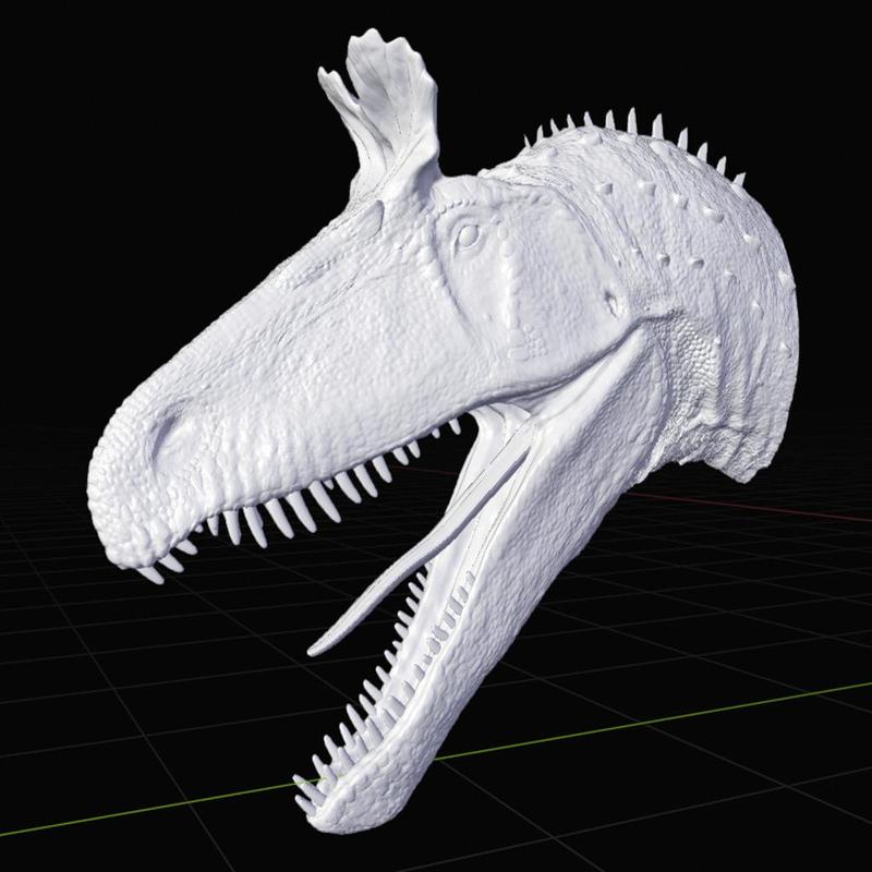 Cryolophosaurus Bust - Wrath of the Goliaths Dinosaurs