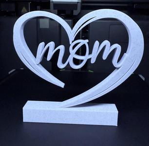 Mom Heart with Base