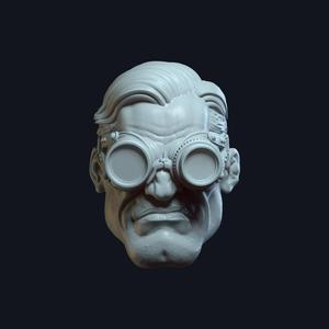 Dex v1 Action Figure Head