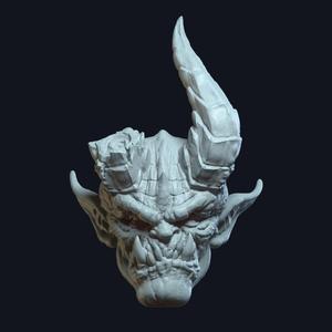 Demonv5 - Custom Action Figure Head