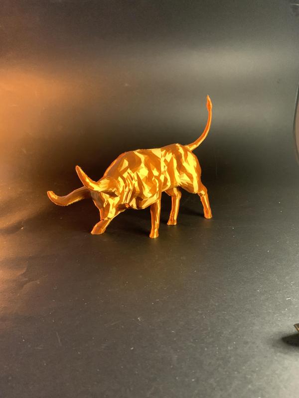 Bull and Bear Low Poly