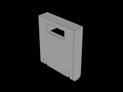 Lego Compatible (4346.dat) Container Box  2 x  2 x  2 Door with Slot