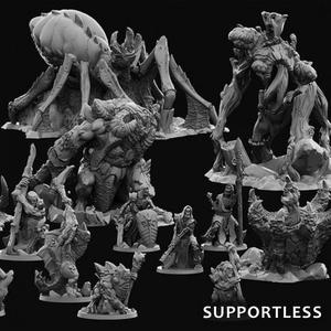 Arbiter Miniatures Kickstarter 1: Supportless Monsters