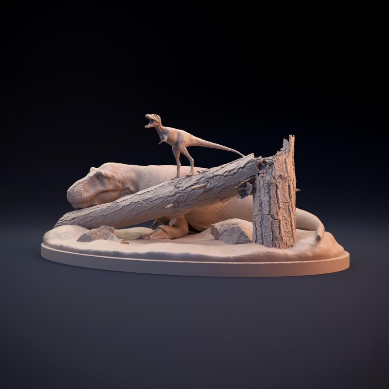 Tyrannosaurus Rex diorama