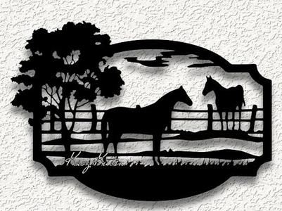 country western farm h WALL ART HOME DECORs.stl