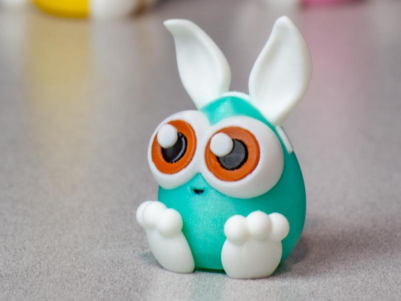 Cute Bunny Egg - Easter egg dressed up as a bunny!