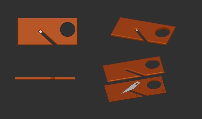 Seat belt cutter blade 11