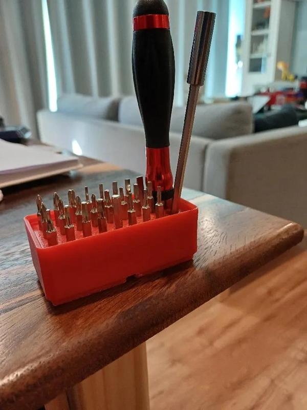 Gridfinity - Small screwdriver set holder   
