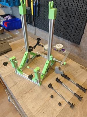 Universal Truing Stand Adapter for Boost Axles – Height-Adjustable Sensor Arm REMIX