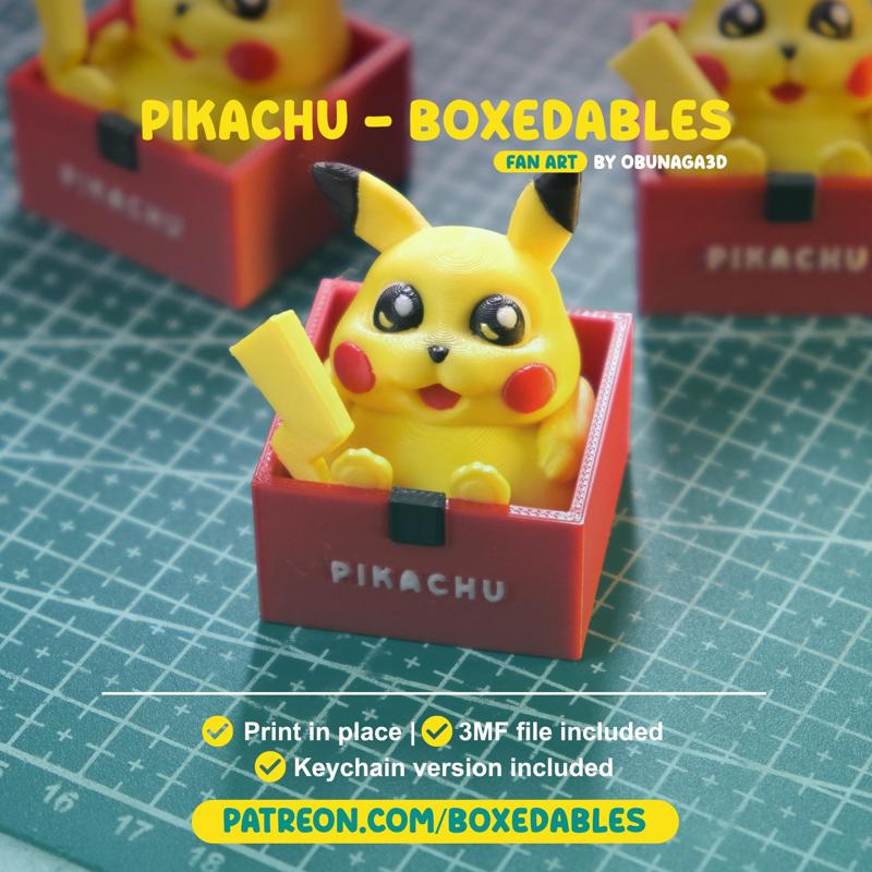 Pikachu - Boxedables [Fan Art]
