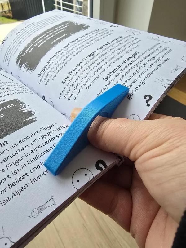 Buchseitenhalterung - Seitenhalter   