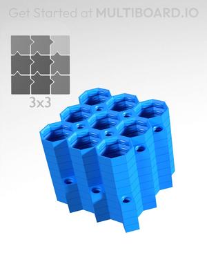 3x3 Tiles - 3x3 Board - Ironing Stack
