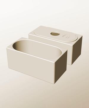 CX96-95-P Modular Stacking pierced container for home decor