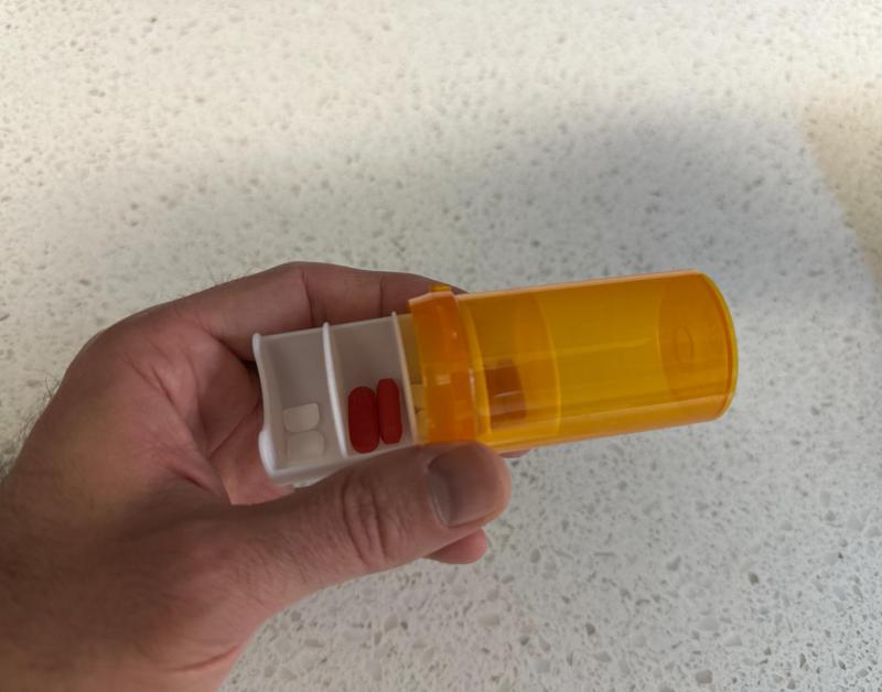 Internal Pill Bottle organizer