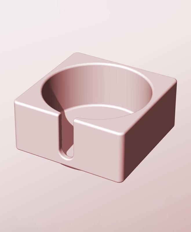 CS68-35-S Slotted container modular stackable module bin box