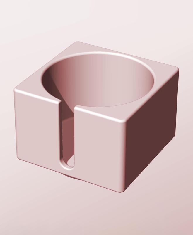 CS68-50-S Modular slotted component container modern decor