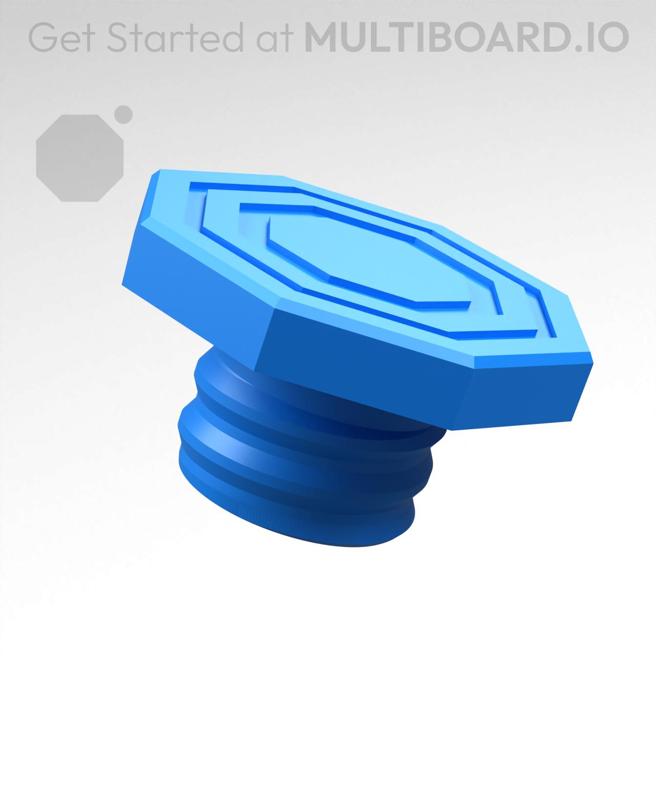 10 mm Mid Thread, Flat Head, Shank Bolt