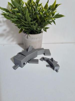 Minecraft dolphin articulated