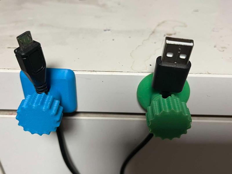 Holder, Cable clip for table, wall