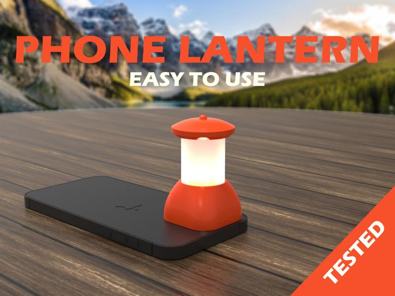PHONE LANTERN - CAMPING LIGHT - (Tested)
