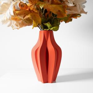The Kasia Vase, Modern and Unique Home Decor for Dried and Preserved Flower Arrangement  | STL File